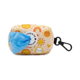 Porta Bolsas Caca Patitas de Soles Accesorios de Paseo para Perro Patitas&co