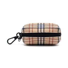 Porta Bolsas Caca Patitas Cuadros Accesorios de Paseo para Perro Patitas&co