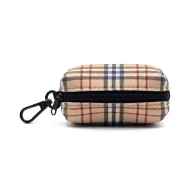 Porta Bolsas Caca Patitas Cuadros Accesorios de Paseo para Perro Patitas&co