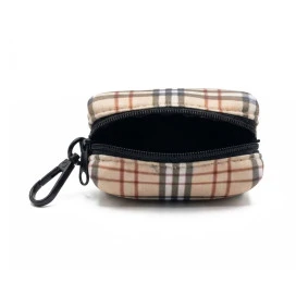 Porta Bolsas Caca Patitas Cuadros Accesorios de Paseo para Perro Patitas&co