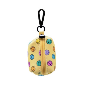 Dukier Porta Bolsas de Caca Smiley para Perro Accesorios de Paseo para Perro Patitas&co
