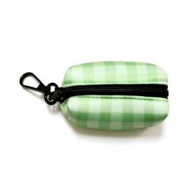 Porta Bolsas Caca Patitas Vichy Accesorios de Paseo para Perro Patitas&co