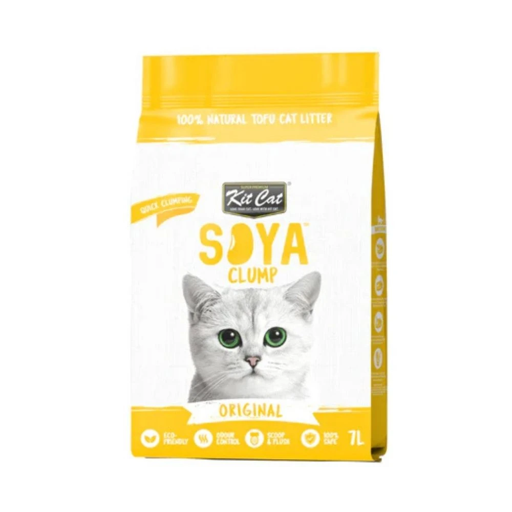 Kit Cat Arena BIO Soya Clump Original Gatos Arena para gatos Patitas&co