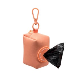 Dukier Porta Bolsas Coral para Perros Accesorios de Paseo para Perro Patitas&co