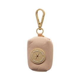 Dukier Porta Bolsas de Caca Beige para Perro Accesorios de Paseo para Perro Patitas&co