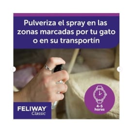 Feliway Classic Spray 60ml para Gatos Feromonas y Relajantes para Gatos Patitas&co