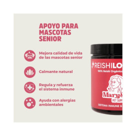 Mary & Trufa Reishi Longevity Suplemento para Perros y Gatos 75g Vitaminas para Perros y otros Suplementos Patitas&co