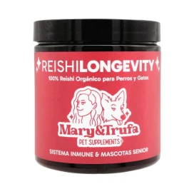 Mary & Trufa Reishi Longevity Suplemento para Perros y Gatos 75g Vitaminas para Perros y otros Suplementos Patitas&co