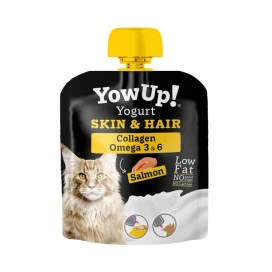 Yow Up Yogurt Colágeno y Omega 3 y 6 - Skin and Hair Gato Kefir y yogur para gatos Patitas&co