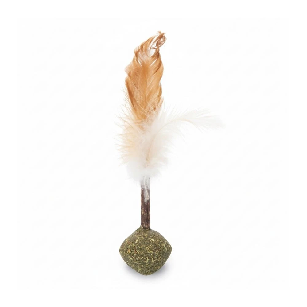 Beeztees Juguete Palo Madera + Bola Matatabi Gato Juguetes para gatos Patitas&co