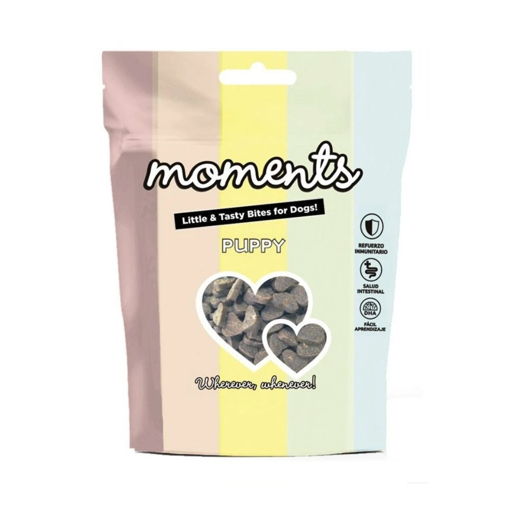 Snacks Moments Puppy Salmón para Perro Cachorro 60 g Snacks Saludables para Perros Patitas&co