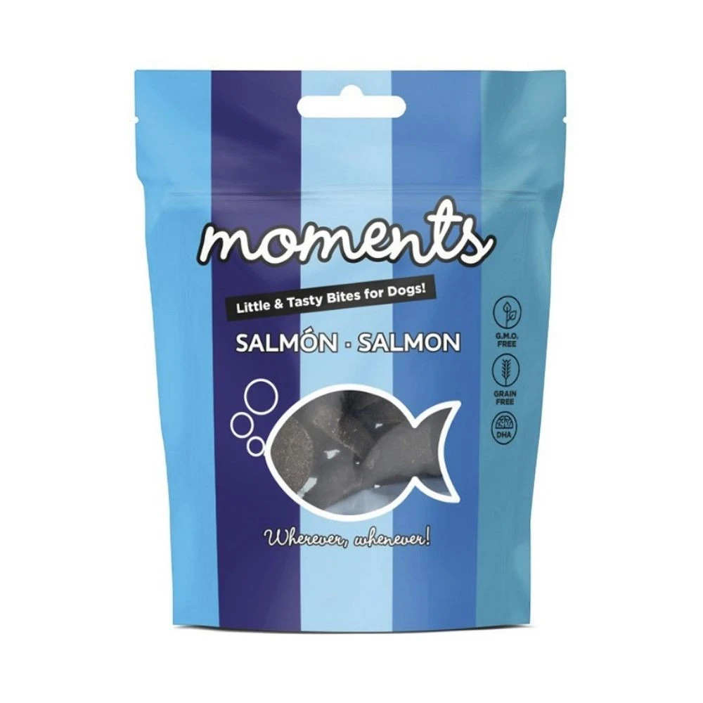 Snacks Moments Salmón para Perro 60 g Snacks Saludables para Perros Patitas&co