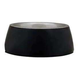 Freedog Bowl de Melamina Inoxidable Negro para Perros y Gatos Comederos y Bebederos para perros Patitas&co