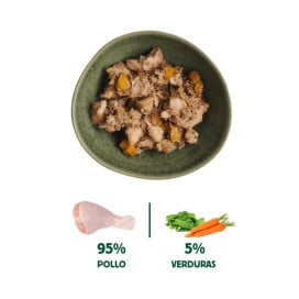 Wild Balance Lata Pollo y Verduras para Gato Filosofía BARF Comida húmeda para gatos Patitas&co