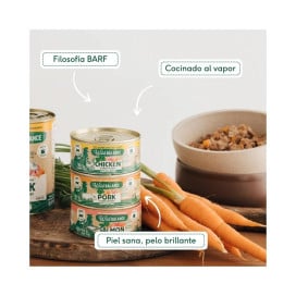 Wild Balance Lata Pollo y Verduras para Gato Filosofía BARF Comida húmeda para gatos Patitas&co