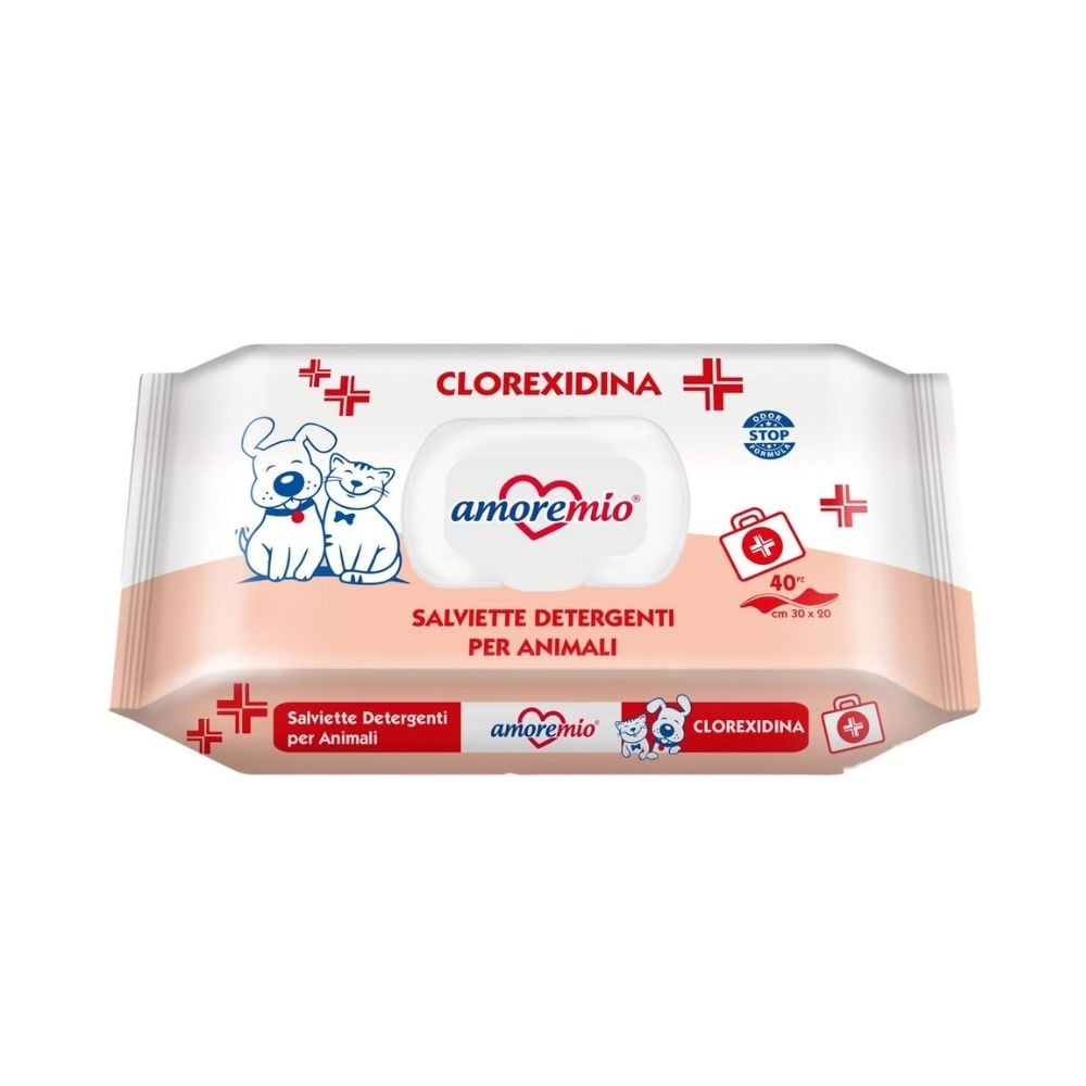 Toallitas Húmedas Clorhexidina Amoremio (40uds)