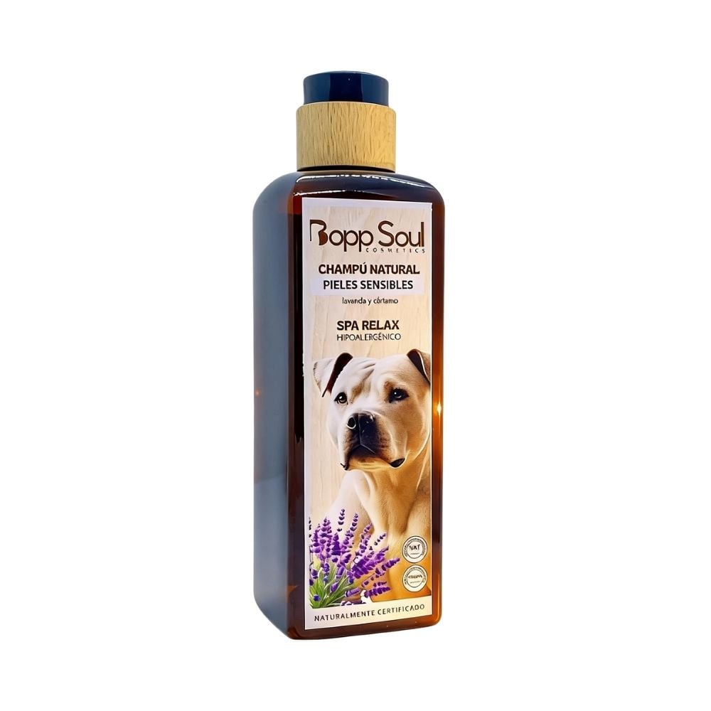 Bopp Soul Champu Pieles Sensibles Spa Relax Cosmética Natural y Peluquería Perros Patitas&co
