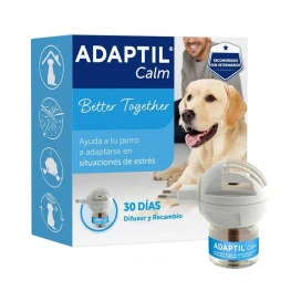 Adaptil Calm para Perros Difusor + Recambio 48 ml Feromonas y Relajantes para Perros Patitas&co
