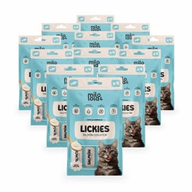 Pack 12 Snacks Cremosos Salmón con Atún para Gato Snacks para Gatos Patitas&co