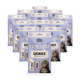 Pack 12 Snacks Cremosos Atún con Salmón para Gatito Snacks para Gatos Patitas&co