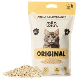 Pack 6 Arenas Milo y Lola Original para Gato Arena para gatos Patitas&co