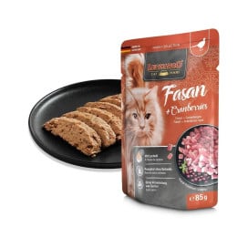 Pack 16 Sobres Leonardo de Faisán y Arándanos para Gato Patitas&co Patitas&co