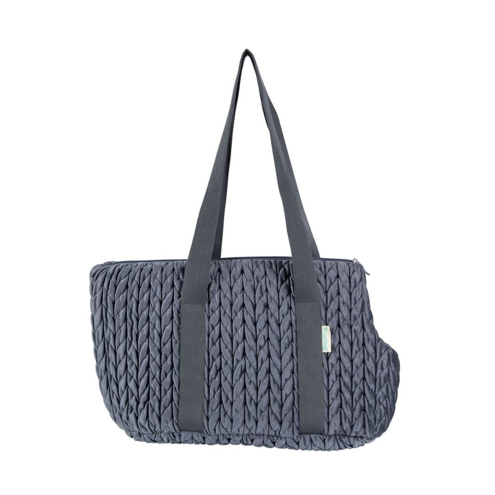 Freedog Bolso de Transporte Touch Gris Antracita Bolsos para Perros Patitas&co