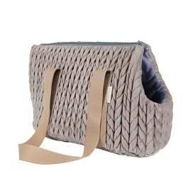 Freedog Bolso de Transporte Touch Beige Transporte y Viaje para Perro Patitas&co