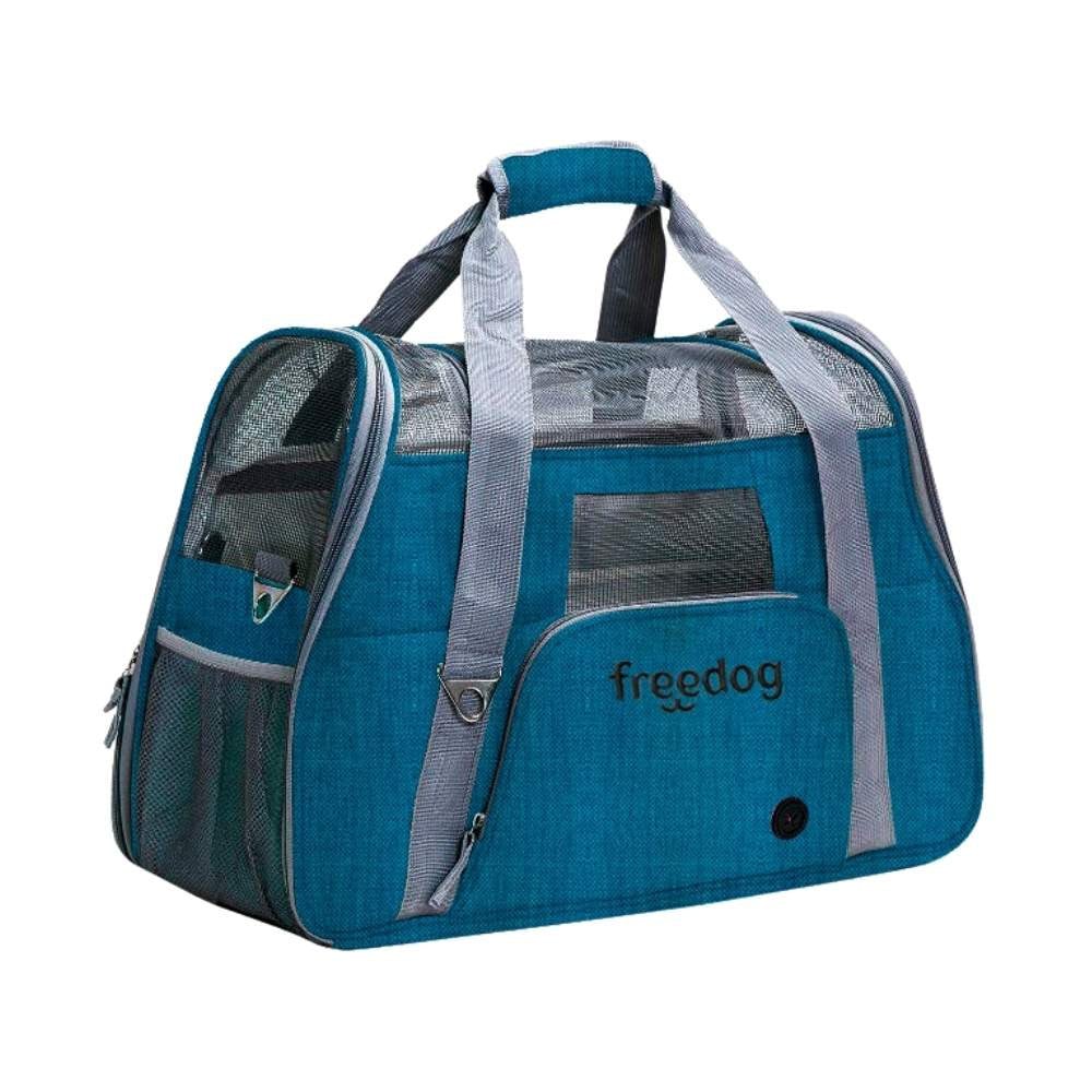 Freedog Transportín Crossworld Azul Transporte y Viaje para Perro Patitas&co