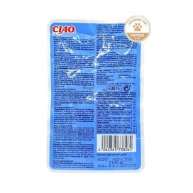 Pack 12 Sobres de Caldo Churu Ciao Broth con Atún para Gatos Packs para gatos Patitas&co