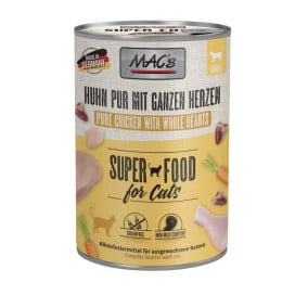 Pack 12 Latas MAC´s Pollo con Corazones (12x400g) para Gato Packs para gatos Patitas&co