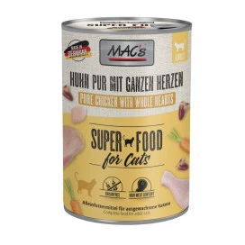 Pack 12 Latas MAC´s Pollo con Corazones (12x400g) para Gato Packs para gatos Patitas&co