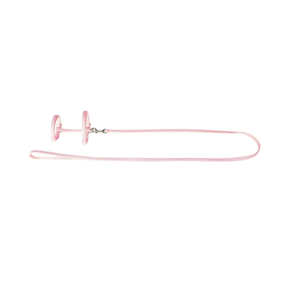 Kit Arnés + Correa Rosa para Gato Collar, Correa y Arnes para Gatos Patitas&co