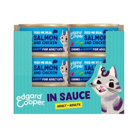 Pack 18 Latas Edgard and Cooper Adult Salmón y Pollo para Gato Packs para gatos Patitas&co