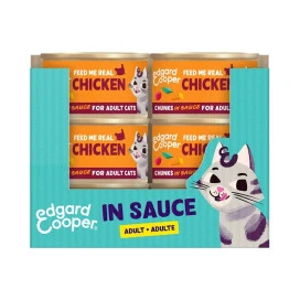 Pack 18 Latas Edgard and Cooper Adult Pollo de Corral para Gato Packs para gatos Patitas&co