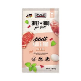 Pack 12 Sobres MAC´s Vacuno con Arándanos para Gato Packs para gatos Patitas&co