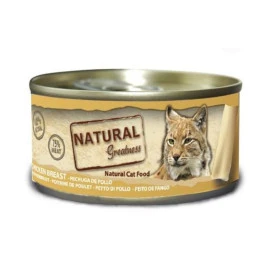 Pack 24 Latas Natural Greatness Pechuga de Pollo para Gato Packs para gatos Patitas&co