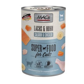 Pack 12 Latas MAC´s Salmón y Pollo para Gato Packs para gatos Patitas&co