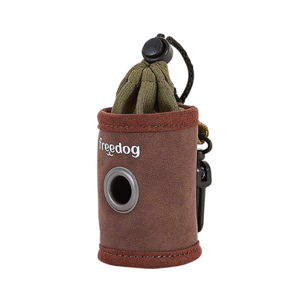 Freedog Dispensador de Bolsas Linum Green Forest Accesorios de Paseo para Perro Patitas&co