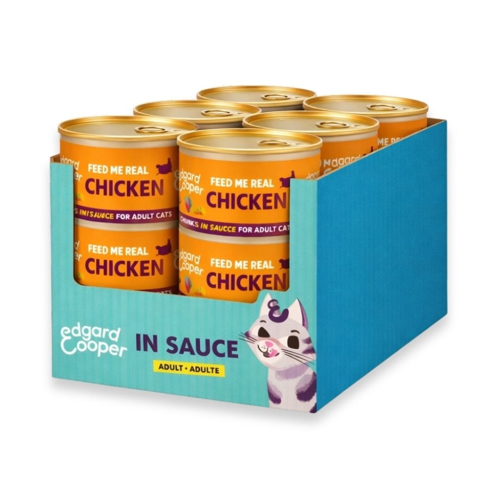 Pack 18 Latas Edgard and Cooper Adult Pollo de Corral para Gato Packs para gatos Patitas&co
