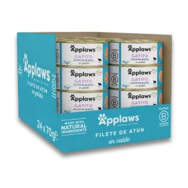 Pack 24 Latas Applaws Kitten Filete de Atún para Gatito Packs para gatos Patitas&co