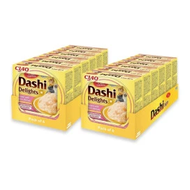 Pack 12 Tarrinas Inaba Dashi Delights Pollo con Salmón para Gatos Packs para gatos Patitas&co