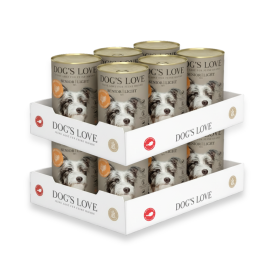 Pack 12 Latas Dogs Love Light Pavo para Perro Senior Packs para Perros Patitas&co
