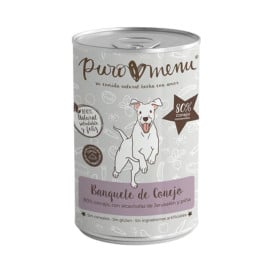 Pack 12 Latas Puromenu Banquete de Conejo para Perro Packs para Perros Patitas&co