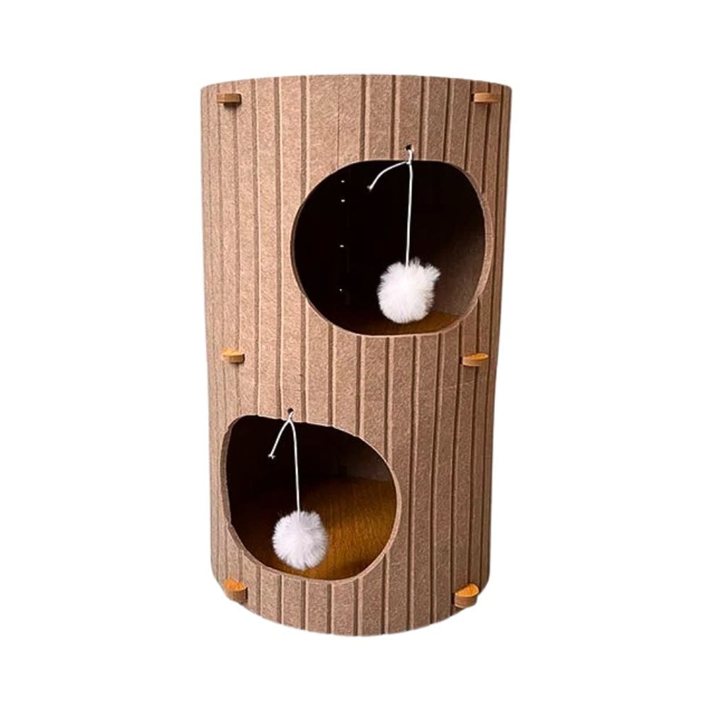 Casa de Fieltro Mediterráneo para Gatos