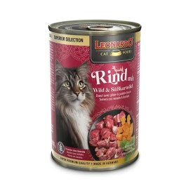 Leonardo Lata de Ternera con Venado y Boniato para Gato Comida húmeda para gatos Patitas&co