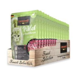 Pack 16 Sobres Leonardo de Venado y Arándanos para Gato Packs para gatos Patitas&co