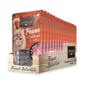Pack 16 Sobres Leonardo de Faisán y Arándanos para Gato Packs para gatos Patitas&co