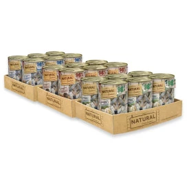 Pack 18 Latas Natural Greatness Recetas Monoproteicas (3x6) para Perro Packs para Perros Patitas&co