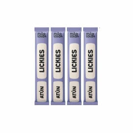 Pack 12 Lickies (Snacks Cremosos) Milo y Lola de Atún para Gatito Snacks para Gatos Patitas&co